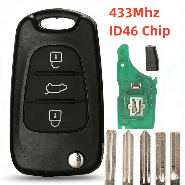 For Hyundai car key remote control with 433Mhz ID46 Chip